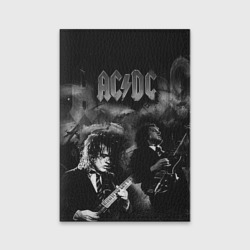 Обложка для паспорта матовая кожа AC/DC