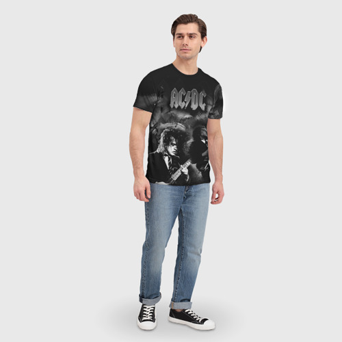 Мужская футболка 3D AC/DC, цвет 3D печать - фото 5