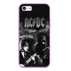 Чехол для iPhone 5/5S матовый AC/DC