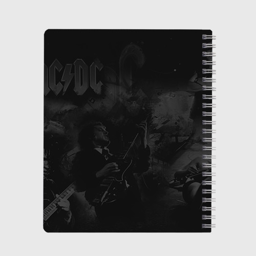 Тетрадь AC/DC, цвет крупная клетка - фото 2