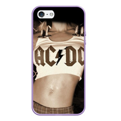 Чехол для iPhone 5/5S матовый AC/DC