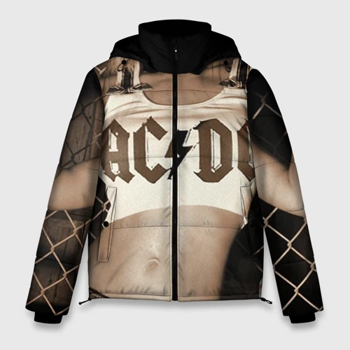 Мужская зимняя куртка 3D AC/DC