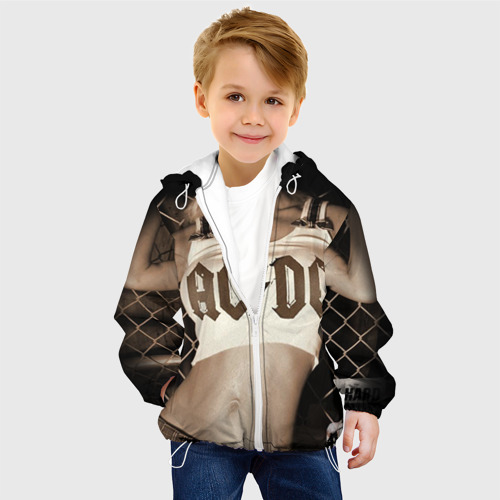 Детская куртка 3D AC/DC, цвет белый - фото 3