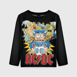 Детский лонгслив 3D AC/DC