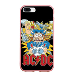 Чехол для iPhone 7Plus/8 Plus матовый AC/DC