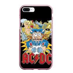 Чехол для iPhone 7Plus/8 Plus матовый AC/DC