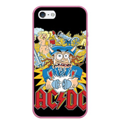 Чехол для iPhone 5/5S матовый AC/DC