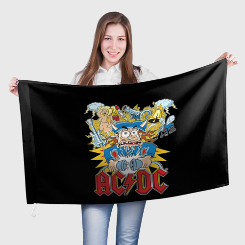 Флаг 3D AC/DC