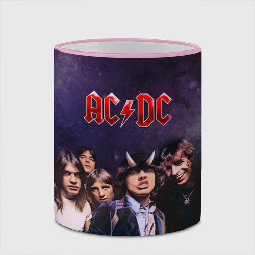 Кружка с полной запечаткой AC/DC, цвет Кант розовый - фото 4