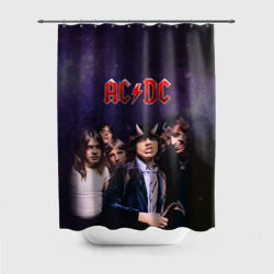 Штора 3D для ванной AC/DC