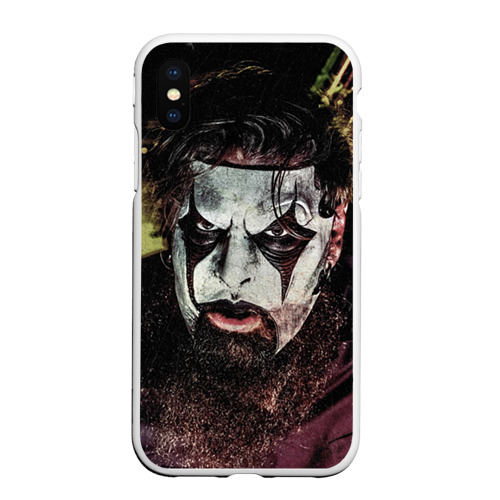 Чехол для iPhone XS Max матовый Slipknot, цвет белый