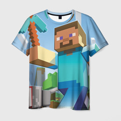 Мужская футболка 3D Майнкрафт