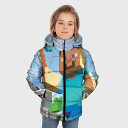 Зимняя куртка для мальчиков 3D Майнкрафт - фото 2