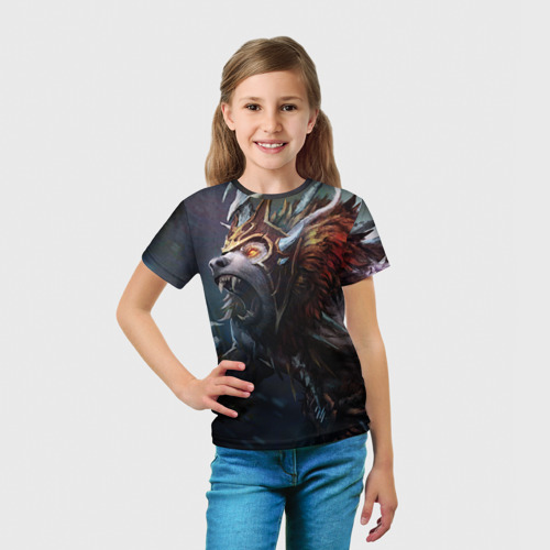 Детская футболка 3D Урса, цвет 3D печать - фото 5