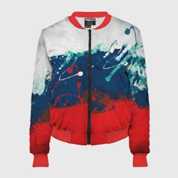 Женский бомбер 3D Флаг