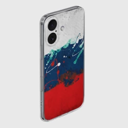 Чехол для iPhone 16 силиконовый с защитой камеры Флаг - фото 2