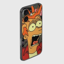 Чехол для iPhone 16 силиконовый с защитой камеры Фрай - фото 2