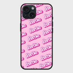 Чехол силиконовый для Apple iPhone 15 матовый Barbie