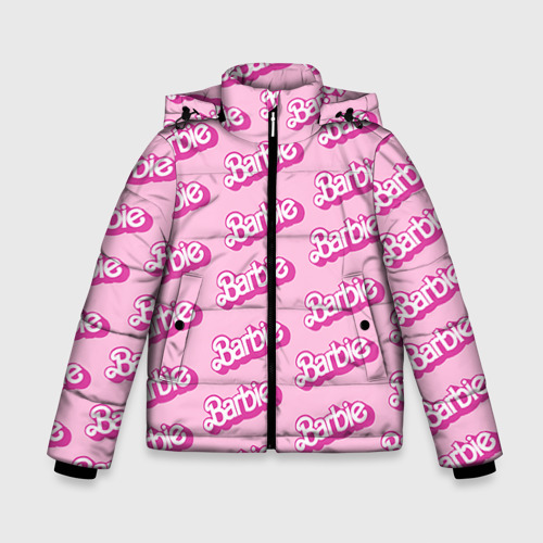 Зимняя куртка для мальчиков 3D Barbie, цвет светло-серый