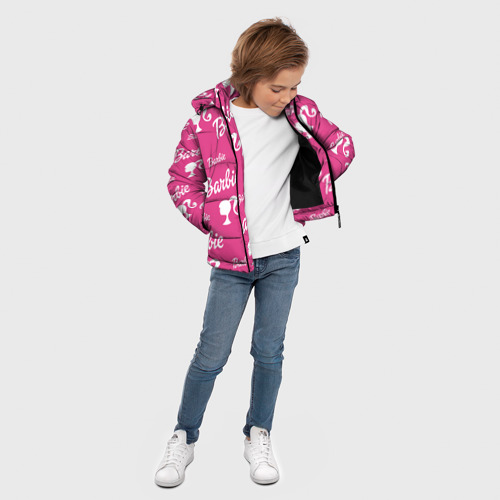 Зимняя куртка для мальчиков 3D Barbie, цвет черный - фото 5