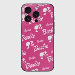 Чехол для iPhone 16 Pro силиконовый с защитой камеры Barbie