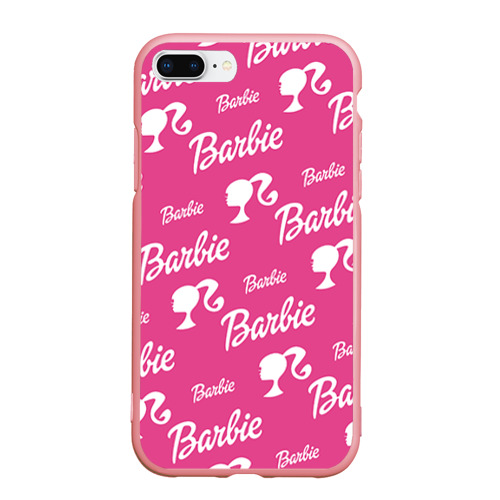 Чехол для iPhone 7Plus/8 Plus матовый Barbie, цвет баблгам