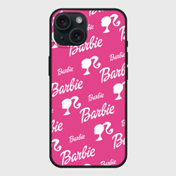 Чехол силиконовый для Apple iPhone 15 матовый Barbie