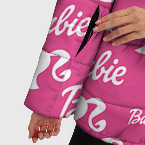 Женская зимняя куртка Oversize Barbie, цвет красный - фото 6