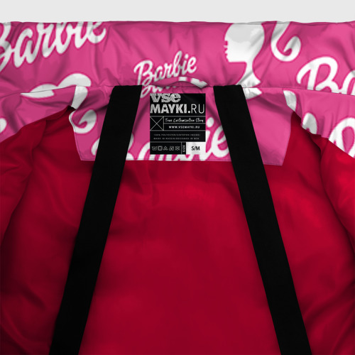 Женская зимняя куртка Oversize Barbie, цвет красный - фото 7