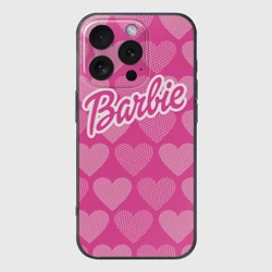 Чехол для iPhone 16 Pro силиконовый с защитой камеры Barbie