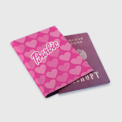 Обложка для паспорта матовая кожа Barbie - фото 2
