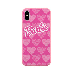 Чехол для iPhone X матовый Barbie