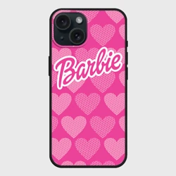 Чехол силиконовый для Apple iPhone 15 матовый Barbie