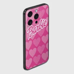 Чехол для iPhone 15 Pro силиконовый с защитой камеры Barbie - фото 2