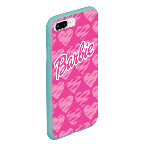 Чехол для iPhone 7Plus/8 Plus матовый Barbie, цвет мятный - фото 3