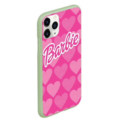 Чехол для iPhone 11 Pro матовый Barbie, цвет салатовый - фото 3