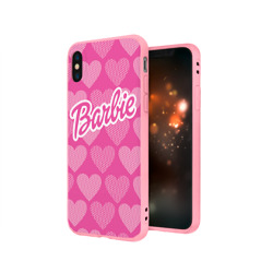 Чехол для iPhone X матовый Barbie - фото 2