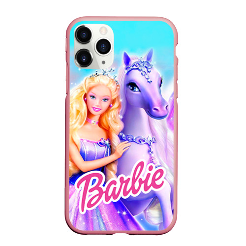 Чехол для iPhone 11 Pro Max матовый Barbie, цвет баблгам