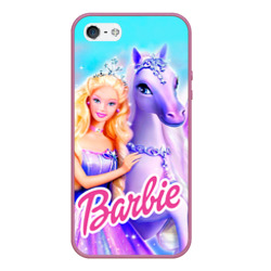 Чехол для iPhone 5/5S матовый Barbie