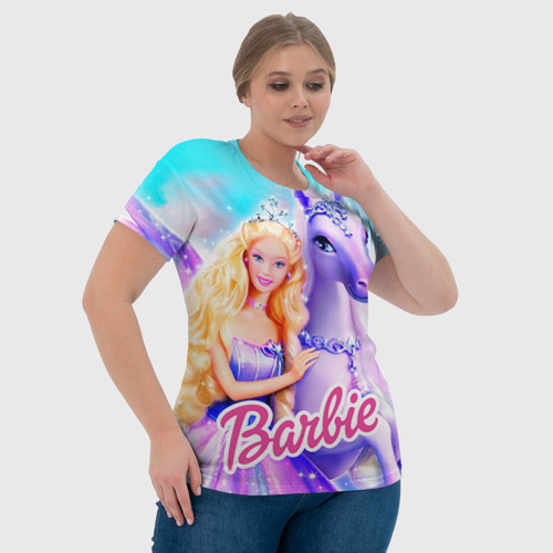 Женская футболка 3D Barbie, цвет 3D печать - фото 6