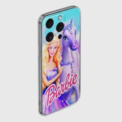 Чехол для iPhone 15 Pro силиконовый с защитой камеры Barbie - фото 2