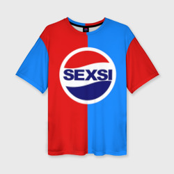 Женская футболка oversize 3D Sexsi