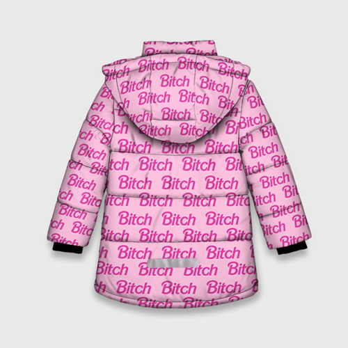 Зимняя куртка для девочек 3D Bitch, цвет черный - фото 2