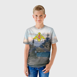 Детская футболка 3D ВМФ - фото 2