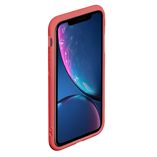 Чехол для iPhone XS Max матовый ВМФ, цвет красный - фото 2