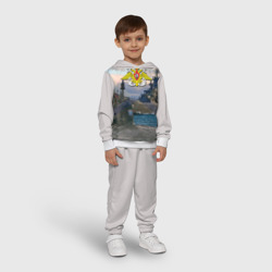 Детский костюм с толстовкой 3D ВМФ - фото 2