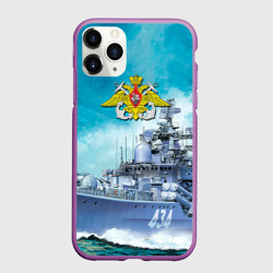 Чехол для iPhone 11 Pro матовый ВМФ