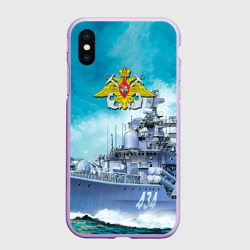 Чехол для iPhone XS Max матовый ВМФ