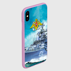 Чехол для iPhone XS Max матовый ВМФ - фото 2