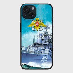 Чехол силиконовый для Apple iPhone 15 матовый ВМФ